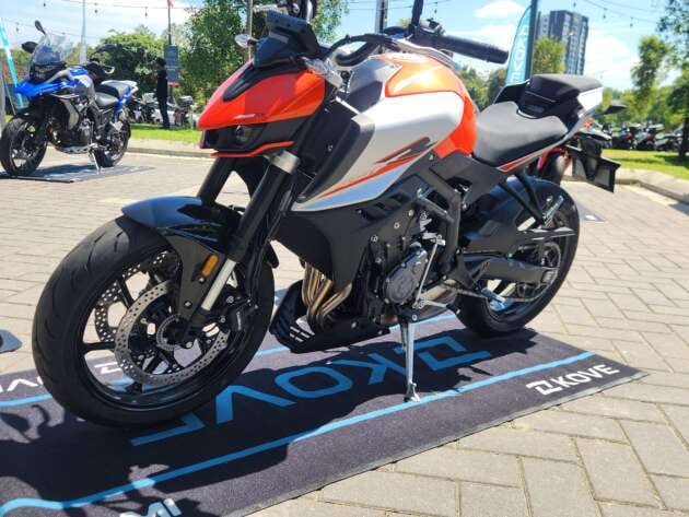 Kove 450R's braking system